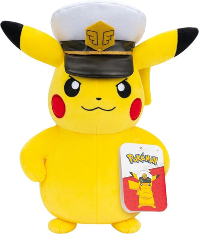 Peluche Capitaine Pikachu (20 cm)