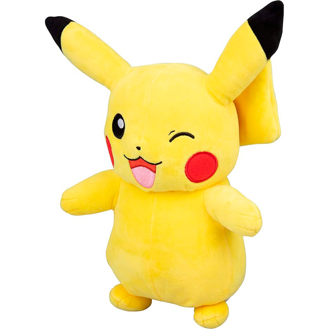 Peluche Pikachu clin d'œil (30 cm)