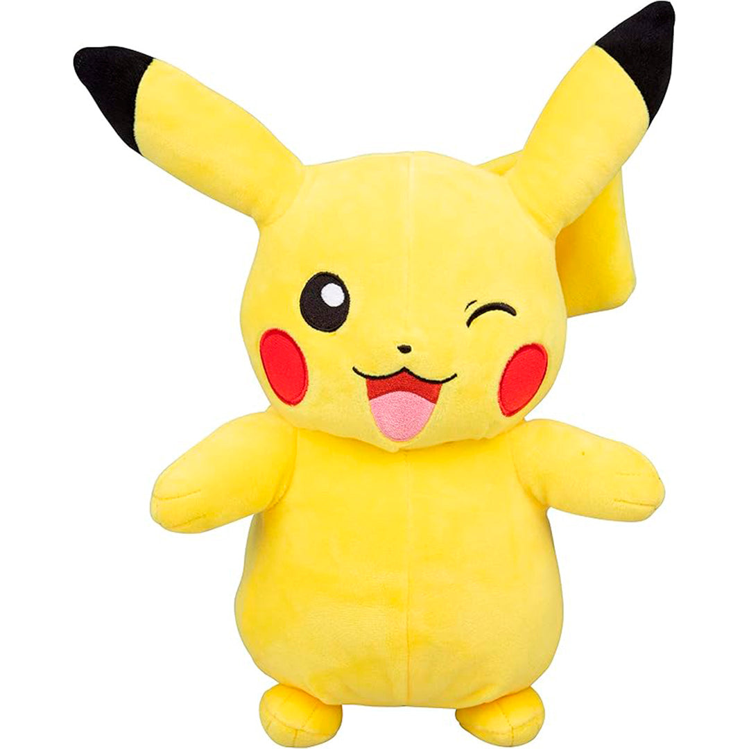 Peluche Pikachu clin d'œil (30 cm)