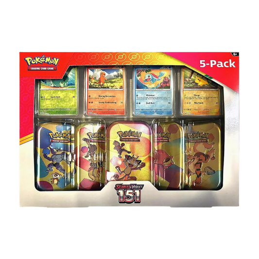 Coffret Costco Pokémon - 5 Mini Tin 151 - EV03.5