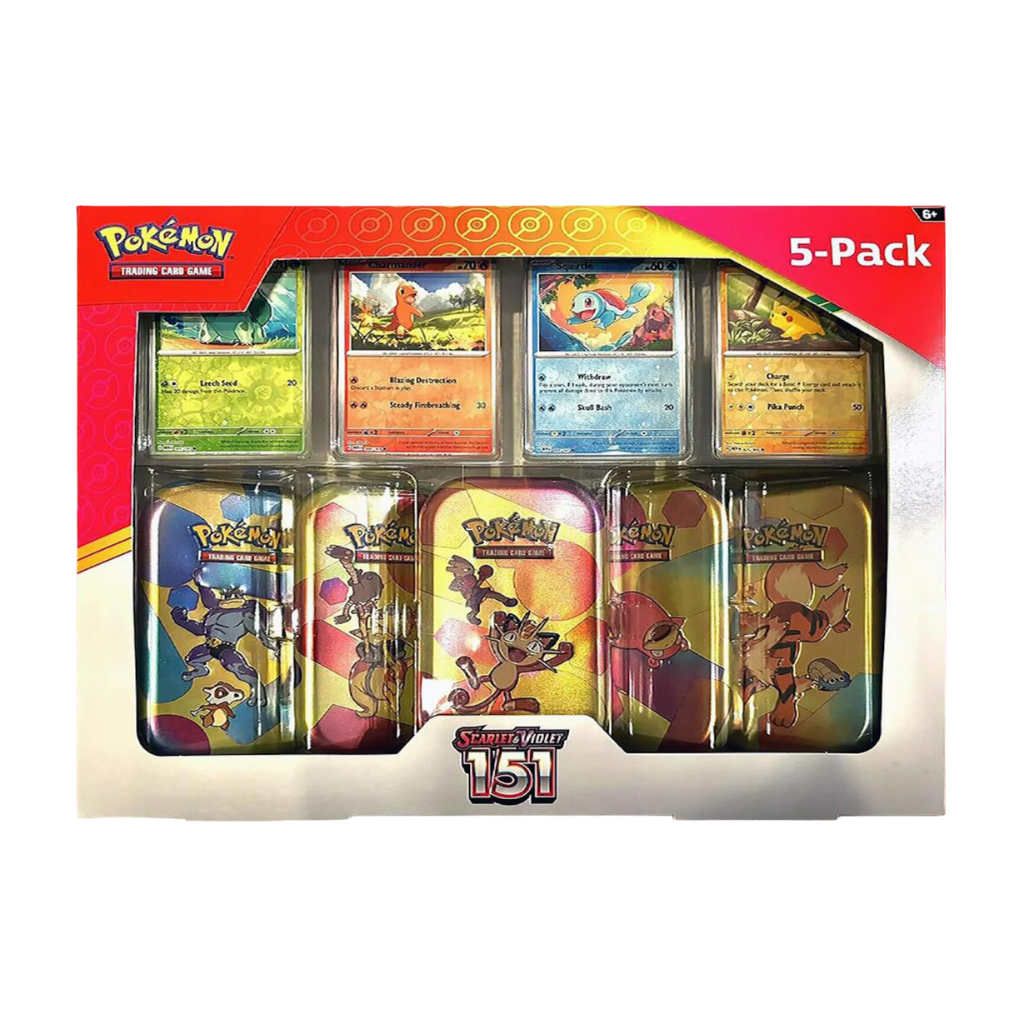 Coffret Costco Pokémon - 5 Mini Tin 151 - EV03.5