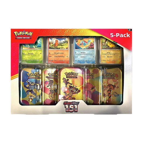 Coffret Costco Pokémon - 5 Mini Tin 151 - EV03.5
