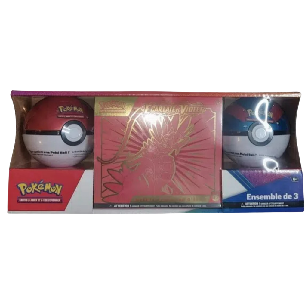 Coffret Costco Pokémon - ETB Koraidon + Pokéballs - Écarlate & Violet - EV01