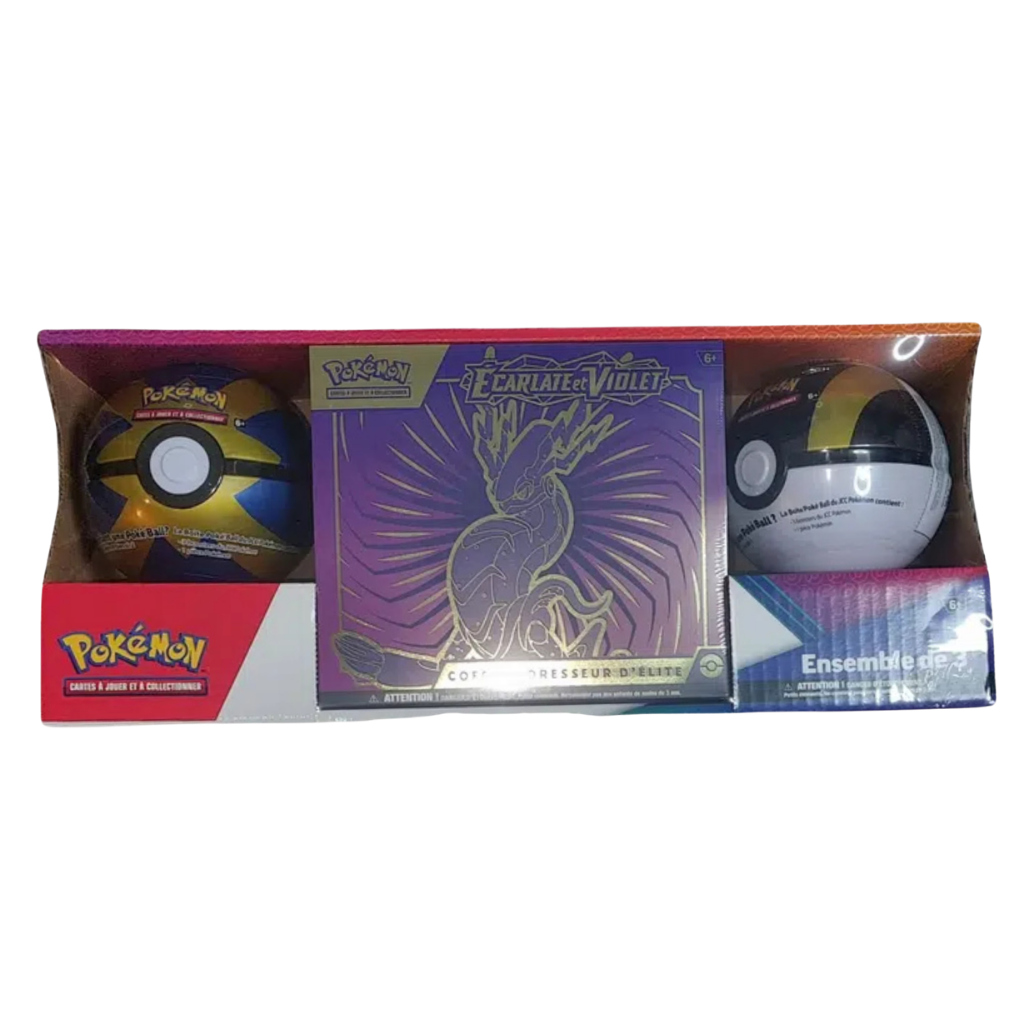 Coffret Costco Pokémon - ETB Miraidon + Pokéball - Écarlate & Violet - EV01
