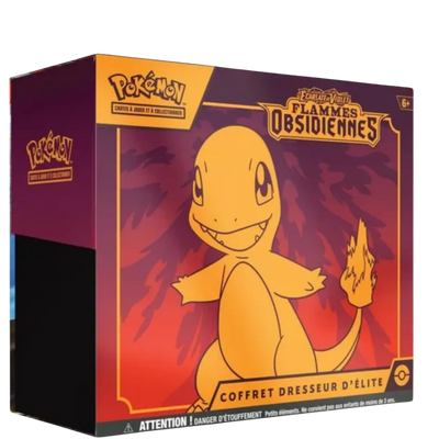 Coffret Dresseur d'Elite - Flammes Obsidiennes - ETB EV03