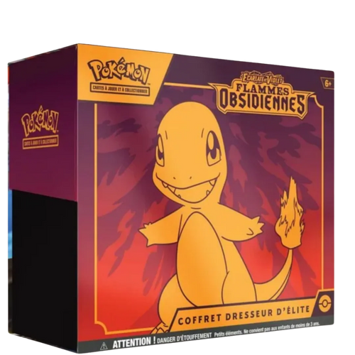 Coffret Dresseur d'Elite - Flammes Obsidiennes - ETB EV03