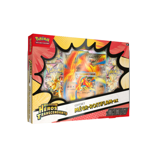 Coffret Pokémon - Méga Roitiflam - Héros Transcendants - ME02.5