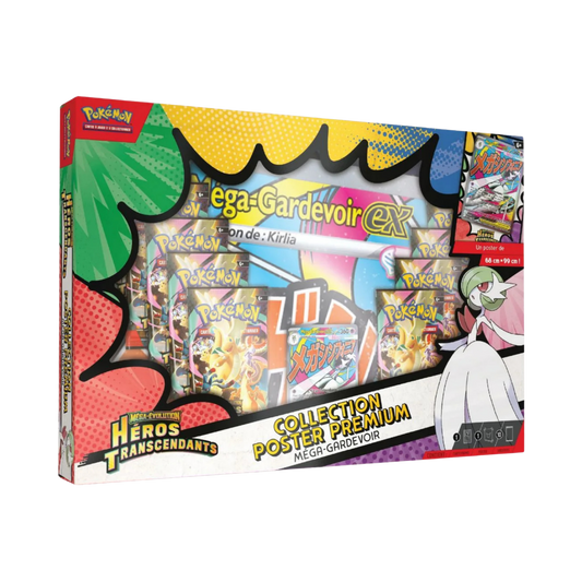 Coffret Poster Premium Pokémon - Méga Gardevoir - Héros Transcendants - ME02.5