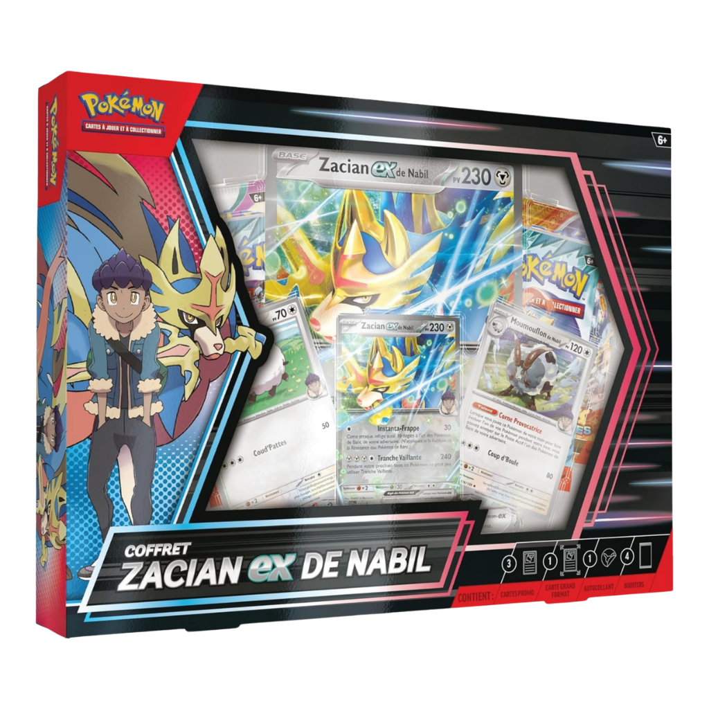 Coffret Zacian-ex de Nabil – Pokémon 2025