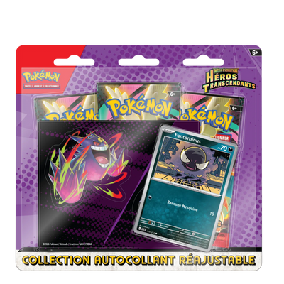 Collection Autocollant Réajustable Méga-Évolution : Héros Transcendants - Fantominus
