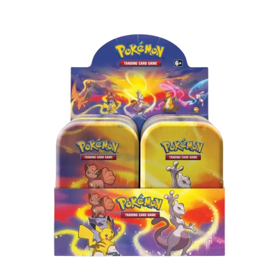 Display – 8 Mini Tins – Pouvoir de Kanto – Pokémon EB10 & EB11