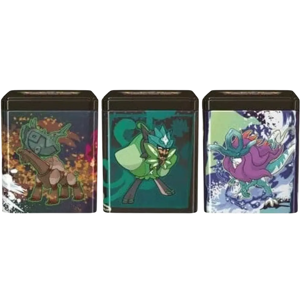 Tin Cube Mars 2025 – Écarlate & Violet – Pokémon JCC – 1 modèle aléatoire