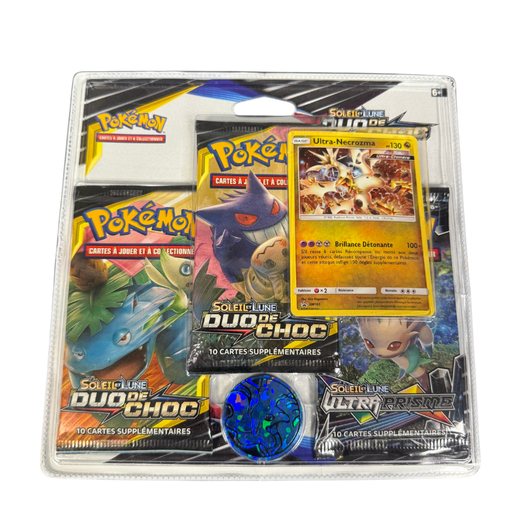 Tripack Pokémon – Duo de Choc SL09 + Ultra-Prisme SL05