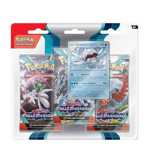 Tripack Pokémon - Faille Paradoxe - EV04