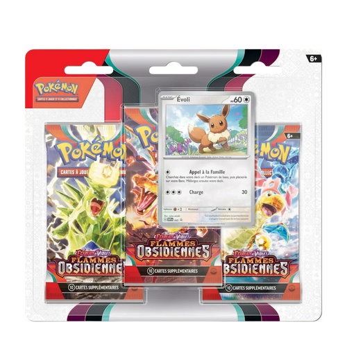 Tripack Pokémon - Flammes Obsidiennes - EV03