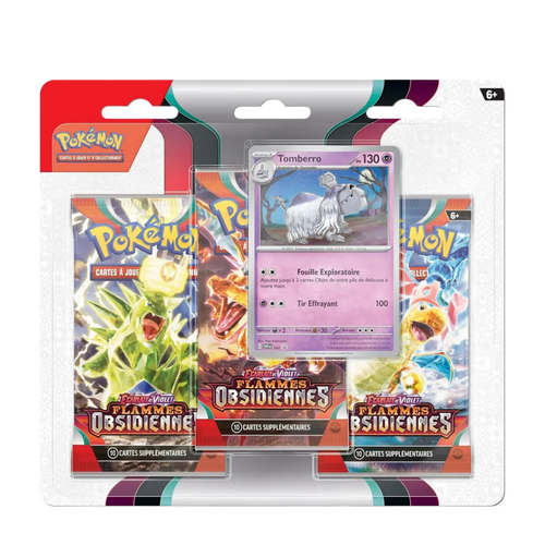 Tripack Pokémon - Flammes Obsidiennes - EV03